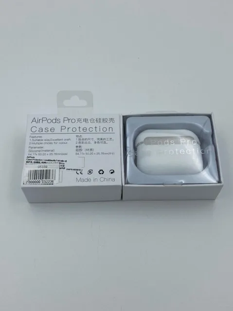 Чехол силиконовый для наушников AIRPods Pro под orig + упак.orig БЕЛЫЙ (№8), для AirPods Pro, арт. 05339