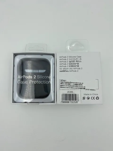 Чехол силиконовый для наушников AIRPods2 под orig + упак.orig ПЕПЕЛ (№15), для AirPods 2, арт. 05368