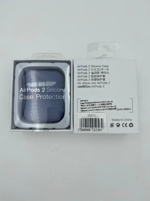Чехол силиконовый для наушников AIRPods2 под orig + упак.orig ЛАВАНДА (№9), для AirPods 2, арт. 05372