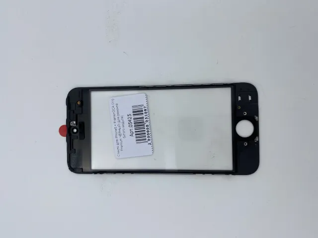 Стекло для iPhone5 + Frame+OCA Orig Premium ЧЕРНЫЙ (для ремонта битого модуля), для iPhone 5, арт. 05425