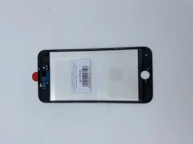 Стекло для iPhone8 (4,7") + Frame+OCA Orig Premium ЧЕРНЫЙ (для ремонта битого модуля), для iPhone 8, арт. 05428