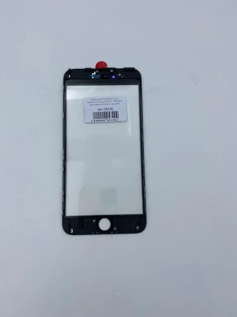 Стекло для iPhone6S Plus + Frame+OCA Orig Premium ЧЕРНЫЙ (для ремонта битого модуля), для iPhone 6s Plus, арт. 05436