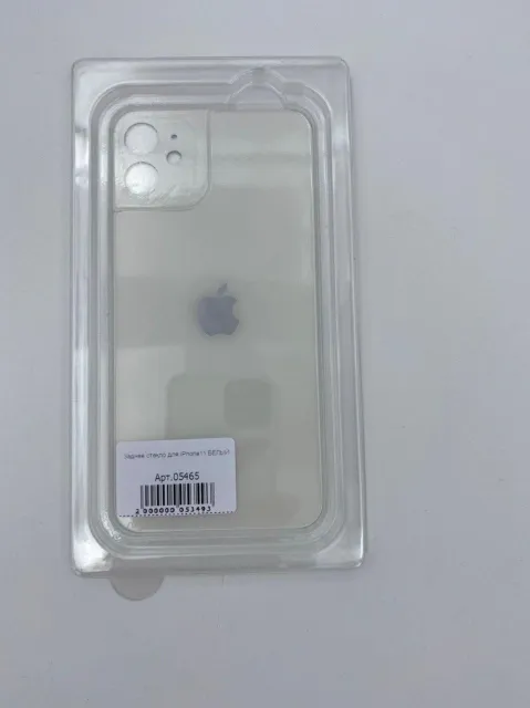 Заднее стекло для iPhone11 БЕЛЫЙ (широкое отверстие под камеру), для iPhone 11, арт. 05465