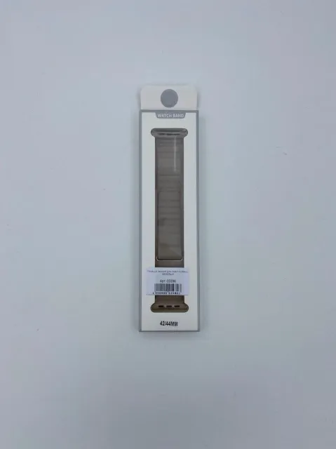 Ремешок экокожа для iWatch 42/44/45/49мм БЕЖЕВЫЙ, для iWatch 42, iWatch 44, iWatch 45, iWatch 49, арт. 05596