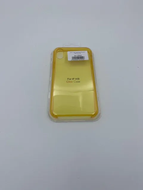 Чехол Clear Case для iPhoneXR ЖЕЛТЫЙ №4, для iPhone Xr, арт. 05620