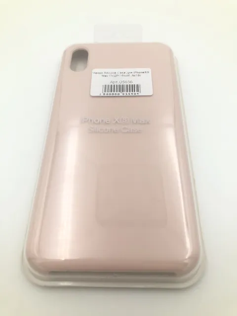 Чехол Silicone Case для iPhoneXS Max ПУДРОВЫЙ (№19), для iPhone Xs Max, арт. 05656