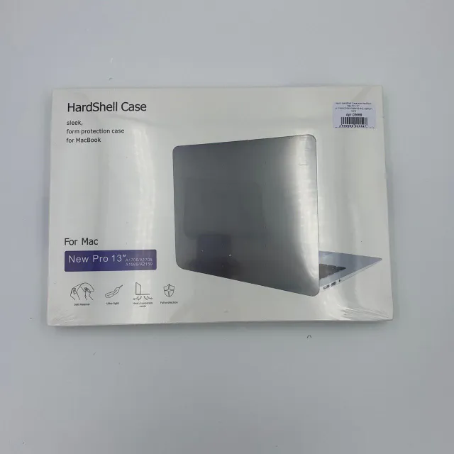 Чехол HardShell Case для MacBook New Pro 13" (A1706/A1708/A1989/A2159) СЕРЫЙ №7, для MacBook New Pro 13", арт. 05668