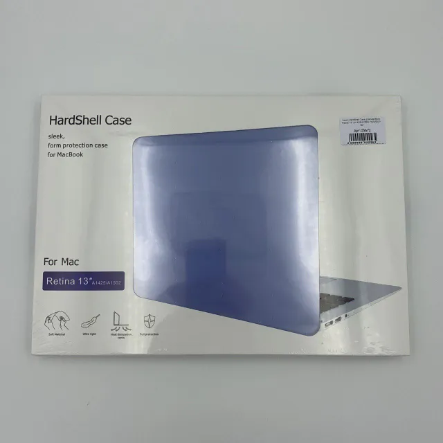 Чехол HardShell Case для MacBook Retina 13" (A1425/A1502) ГОЛУБОЙ №4, для MacBook Retina 13", арт. 05672