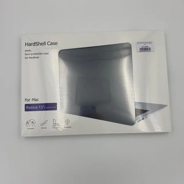 Чехол HardShell Case для MacBook Retina 13" (A1425/A1502) ЧЕРНЫЙ №2, для MacBook Retina 13", арт. 05681