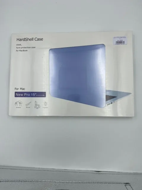 Чехол HardShell Case для MacBook New Pro 15" (A1707/А1990) ГОЛУБОЙ №4, для MacBook New Pro 15", арт. 05693
