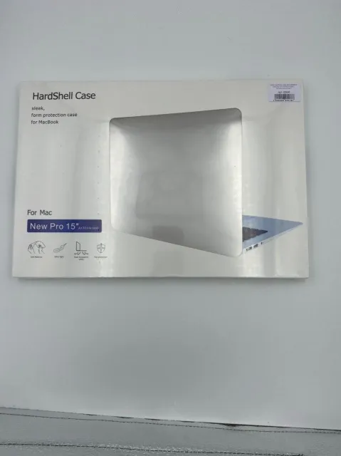 Чехол HardShell Case для MacBook New Pro 15" (A1707/А1990) ПРОЗРАЧНЫЙ №1, для MacBook New Pro 15", арт. 05694
