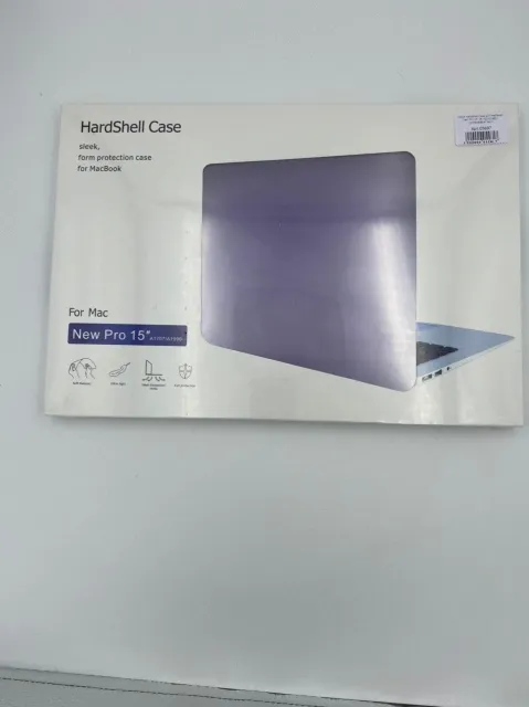 Чехол HardShell Case для MacBook New Pro 15" (A1707/А1990) СИРЕНЕВЫЙ, для MacBook New Pro 15", арт. 05697