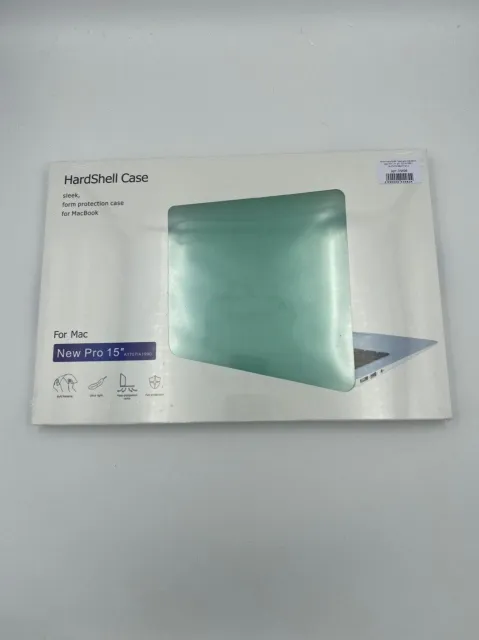 Чехол HardShell Case для MacBook New Pro 15" (A1707/А1990) БИРЮЗОВЫЙ №5, для MacBook New Pro 15", арт. 05698