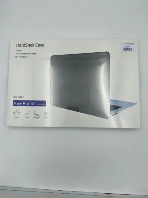 Чехол HardShell Case для MacBook New Pro 15" (A1707/А1990) СЕРЫЙ №7, для MacBook New Pro 15", арт. 05701