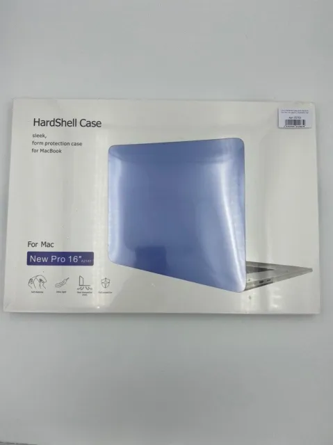 Чехол HardShell Case для MacBook New Pro 16" (A2141) ГОЛУБОЙ №4, для MacBook New Pro 16", арт. 05703