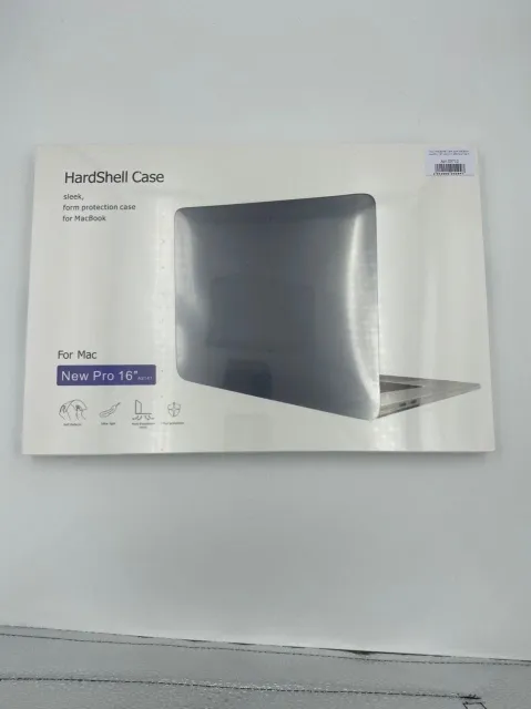 Чехол HardShell Case для MacBook New Pro 16" (A2141) ЧЕРНЫЙ №2, для MacBook New Pro 16", арт. 05710