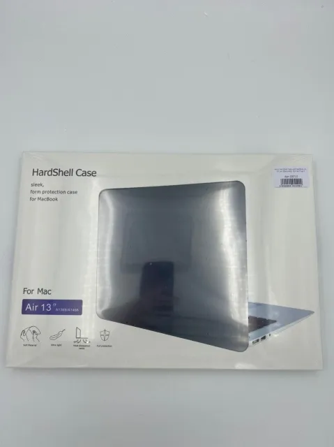 Чехол HardShell Case для MacBook Air 13" (A1369/А1466) ЧЕРНЫЙ №2, для MacBook Air 13", арт. 05715