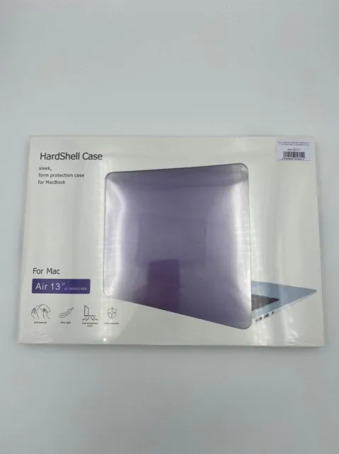 Чехол HardShell Case для MacBook Air 13" (A1369/А1466) СИРЕНЕВЫЙ, для MacBook Air 13", арт. 05717