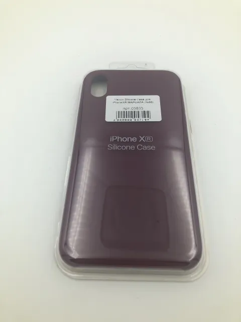 Чехол Silicone Case для iPhoneXR МАРСАЛА (№66), для iPhone Xr, арт. 05835