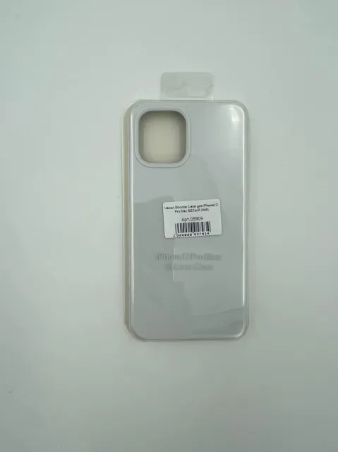 Чехол Silicone Case для iPhone12 Pro Max БЕЛЫЙ (№9), для iPhone 12 Pro Max, арт. 05909