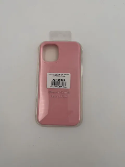 Чехол Silicone Case для iPhone12 mini РОЗОВЫЙ (№6), для iPhone 12 mini, арт. 05945