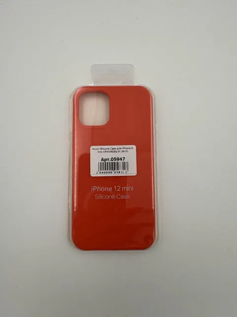 Чехол Silicone Case для iPhone12 mini ОРАНЖЕВЫЙ (№13), для iPhone 12 mini, арт. 05947