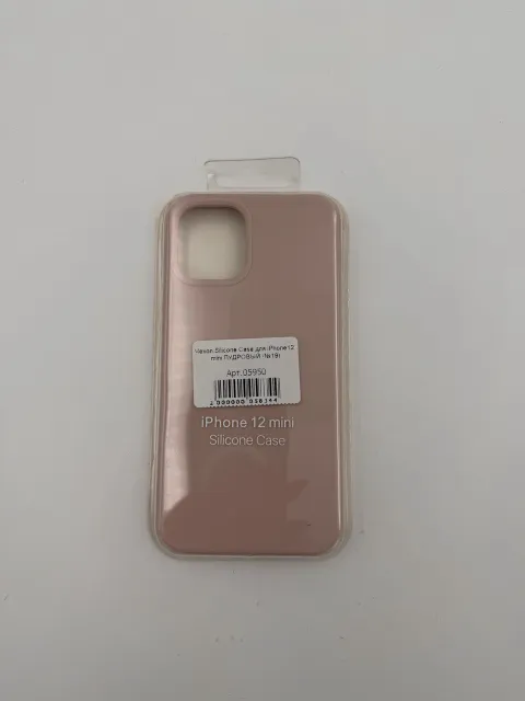 Чехол Silicone Case для iPhone12 mini ПУДРОВЫЙ (№19), для iPhone 12 mini, арт. 05950