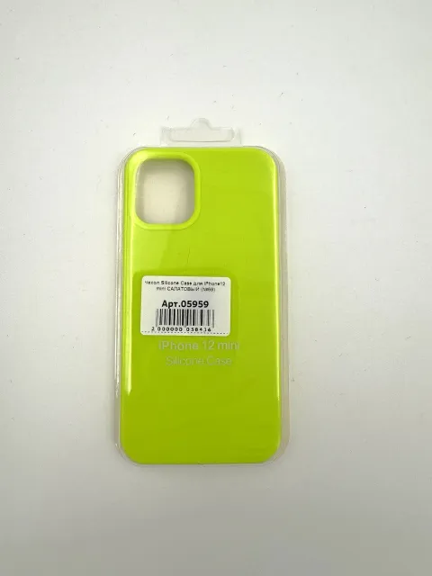 Чехол Silicone Case для iPhone12 mini САЛАТОВЫЙ (№59), для iPhone 12 mini, арт. 05959