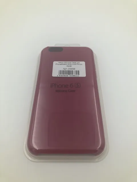 Чехол Silicone Case для iPhone6G/6S КРАСНАЯ РОЗА (№36), для iPhone 6, iPhone 6s, арт. 05998