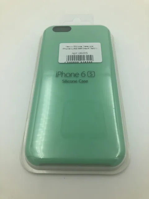 Чехол Silicone Case для iPhone6G/6S МЯТНЫЙ (№51), для iPhone 6, iPhone 6s, арт. 06005