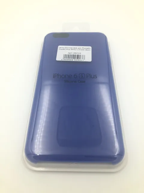 Чехол Silicone Case для iPhone6G Plus/6S Plus ЯРКО-СИНИЙ (№40), для iPhone 6 Plus, iPhone 6s Plus, арт. 06018