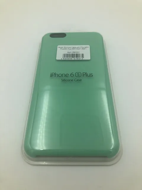 Чехол Silicone Case для iPhone6G Plus/6S Plus МЯТНЫЙ (№51), для iPhone 6 Plus, iPhone 6s Plus, арт. 06022
