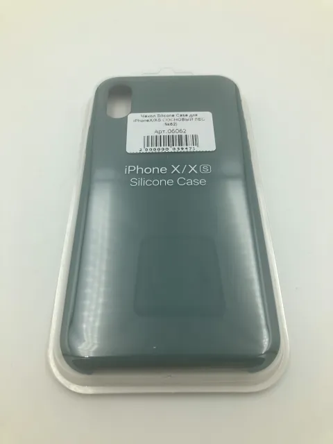 Чехол Silicone Case для iPhoneX/XS СОСНОВЫЙ ЛЕС (№62), для iPhone X, iPhone Xs, арт. 06062