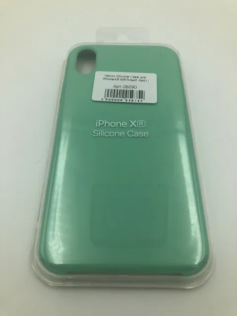 Чехол Silicone Case для iPhoneXR МЯТНЫЙ (№51), для iPhone Xr, арт. 06090