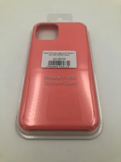 Чехол Silicone Case для iPhone11 Pro НЕКТАРИН (№42), для iPhone 11 Pro, арт. 06148