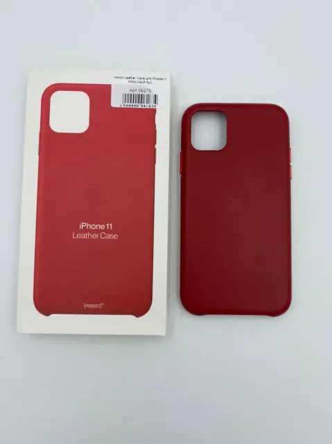 Чехол Leather Case MagSafe для iPhone11 КРАСНЫЙ(№1), для iPhone 11, арт. 06279