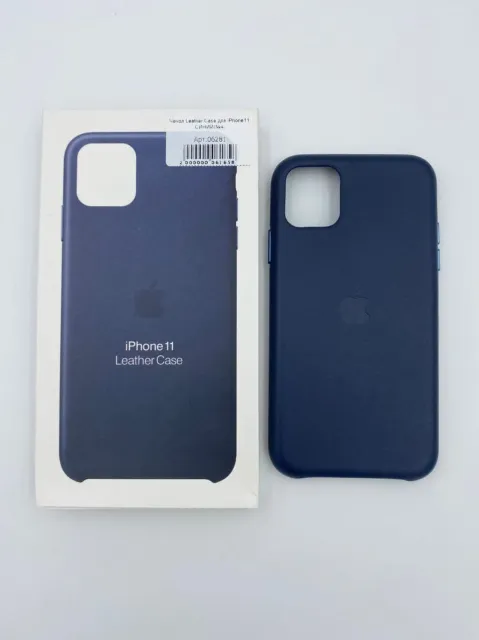 Чехол Leather Case MagSafe для iPhone11 СИНИЙ (№6), для iPhone 11, арт. 06281