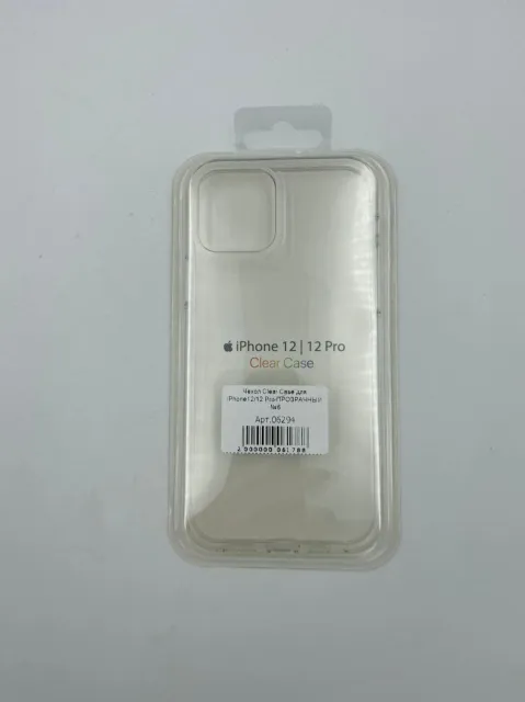Чехол Clear Case для iPhone12/12 Pro ПРОЗРАЧНЫЙ №6, для iPhone 12, iPhone 12 Pro, арт. 06294