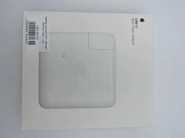 Адаптер питания USB-C 96w для MacBook copy + упак. (без гарантии), для MacBook, арт. 06382