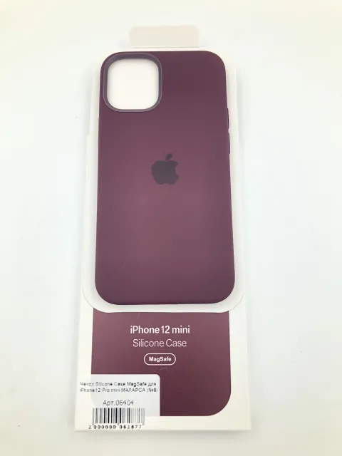 Чехол Silicone Case MagSafe для iPhone12 mini МАРСАЛА, для iPhone 12 mini, арт. 06404