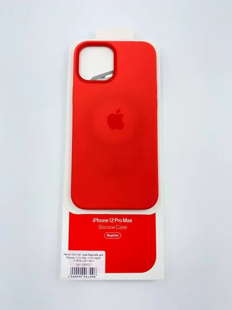 Чехол Silicone Case MagSafe для iPhone12 Pro Max КРАСНЫЙ АПЕЛЬСИН, для iPhone 12 Pro Max, арт. 06427
