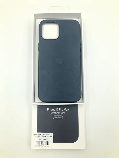Чехол Leather Case MagSafe с анимацией для iPhone12 Pro Max СИНИЙ (№6), для iPhone 12 Pro Max, арт. 06489
