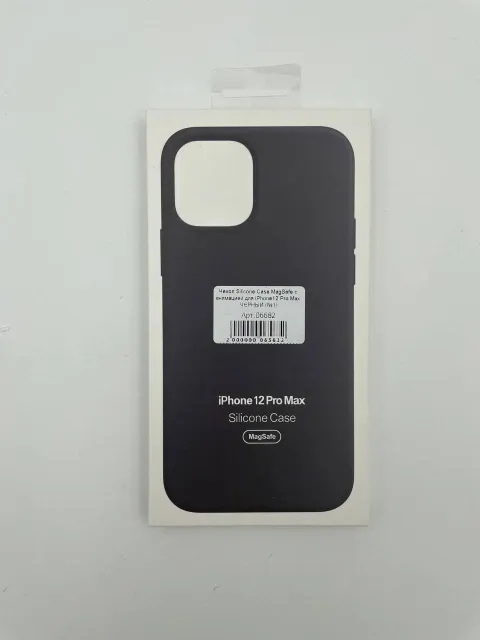 Чехол Silicone Case MagSafe с анимацией для iPhone12 Pro Max ЧЕРНЫЙ (№1), для iPhone 12 Pro Max, арт. 06682