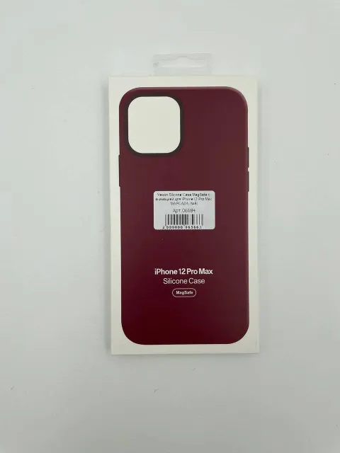 Чехол Silicone Case MagSafe с анимацией для iPhone12 Pro Max МАРСАЛА (№7), для iPhone 12 Pro Max, арт. 06684