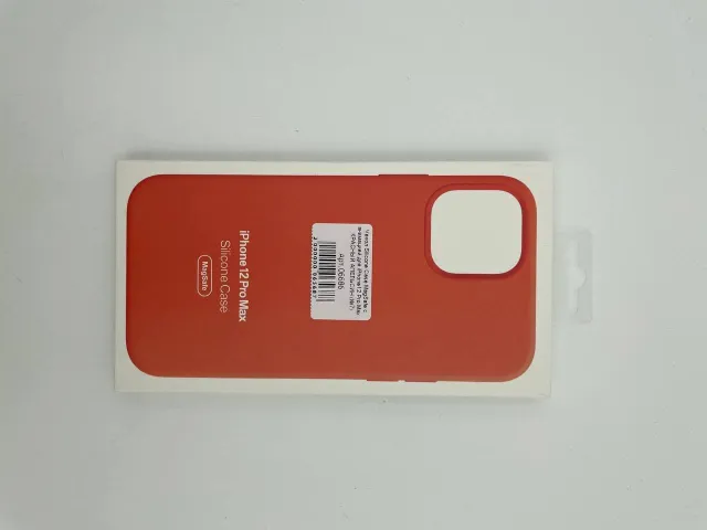 Чехол Silicone Case MagSafe с анимацией для iPhone12 Pro Max КРАСНЫЙ АПЕЛЬСИН (№15), для iPhone 12 Pro Max, арт. 06686