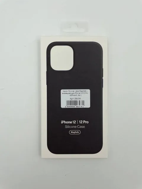 Чехол Silicone Case MagSafe с анимацией для iPhone12/12 Pro ЧЕРНЫЙ (№1), для iPhone 12, iPhone 12 Pro, арт. 06694