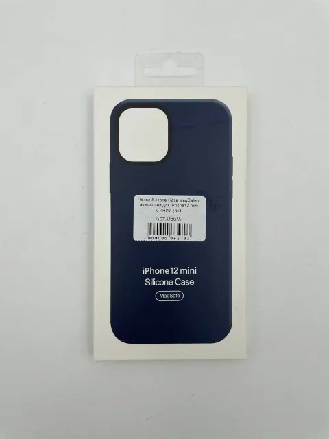 Чехол Silicone Case MagSafe с анимацией для iPhone12 mini ТЕМНО-СИНИЙ (№4), для iPhone 12 mini, арт. 06697