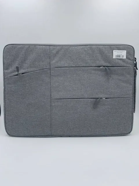 Чехол-сумка для MacBook 15", ткань СЕРЫЙ, для MacBook Air 15", арт. 06786