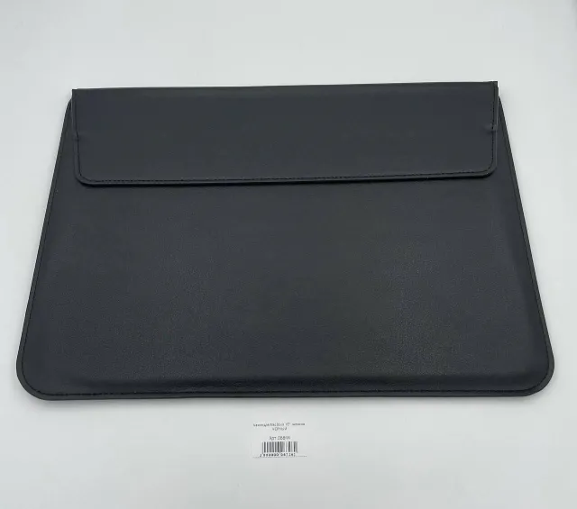Чехол для MacBook 15", экокожа ЧЕРНЫЙ, для MacBook Air 15", арт. 06844