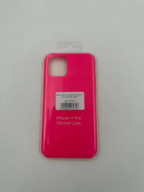 Чехол Silicone Case для iPhone11 Pro ФУКСИЯ (№58), для iPhone 11 Pro, арт. 07049